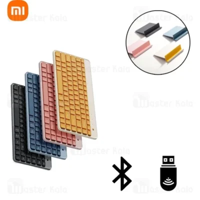 کیبورد دو حالته شیائومی Xiaomi Portable Dual Mode Keyboard XMBXJP01YM اتصال بلوتوث و دانگل وایرلس