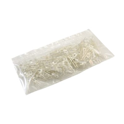 LED اوال 5mm سبز شفاف بسته100 تایی