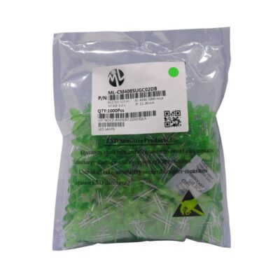 LED اوال سبز 5mm تابلو روانی مارک ML بسته1000 تایی