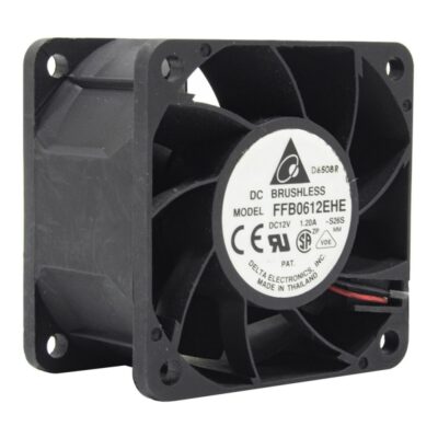 جت فن براشلس DC12V-1.2A دو سیمه FFB0612EHE سایز 6X6X3.8 مارک DELTA