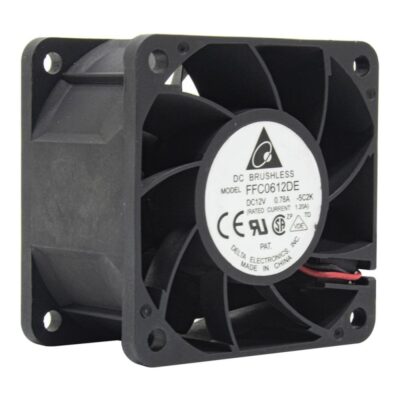 جت فن براشلس DC12V سایز 6X6X3.8 مدل FFC0612DE مارک DELTA