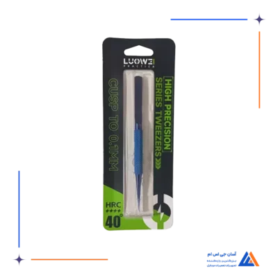 پنس سر کج تیتانیومی LUOWEI HRC 0.1MM