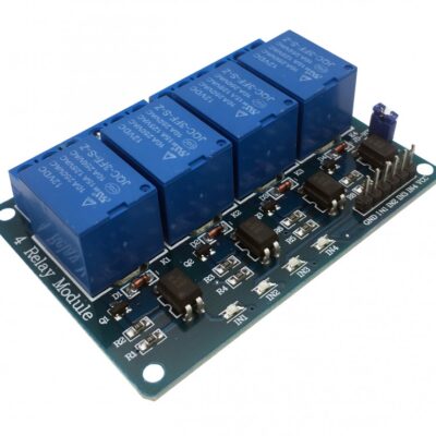 ماژول رله 12 ولت چهار کاناله