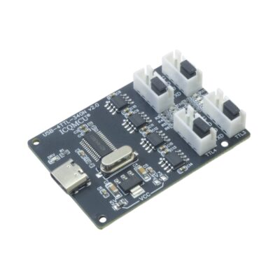 ماژول مبدل USB Type-C به TTL چهار کاناله با تراشه CH340N