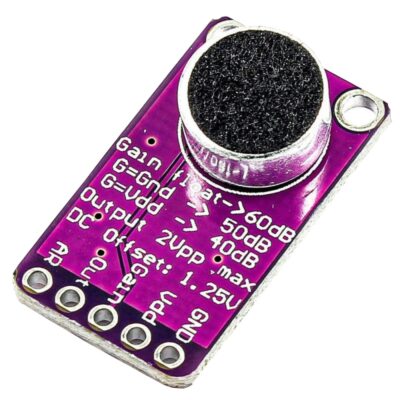 ماژول میکروفن به همراه تقویت کننده MAX9814