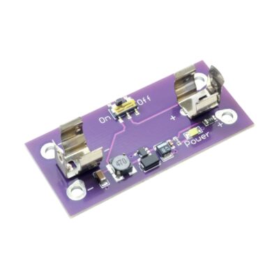 ماژول هولدر باتری نیم قلمی سایز AAA دارای افزاینده ولتاژ 5 ولت