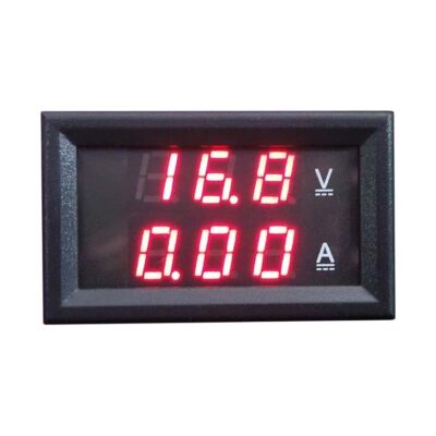 ولتمتر و آمپرمتر DC روپنلی 10 آمپر 0v-100v قرمز