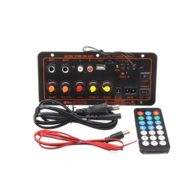 پنل کامل آمپلی فایر HIFI بلوتوثی با خروجی ساب ووفر 100W مدل D100