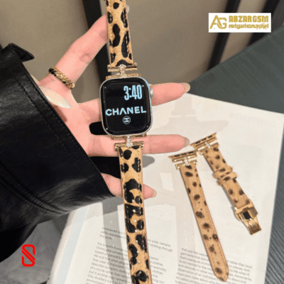 بند اپل واچ گوچی Gucci استایل پلنگی