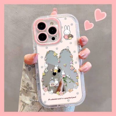قاب آینه ای cute bunny✨