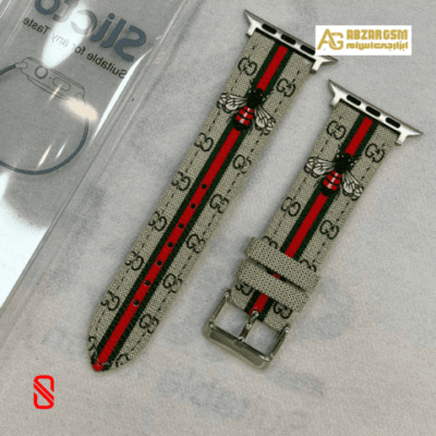 بند اپل واچ چرم گوچی Gucci زنبور