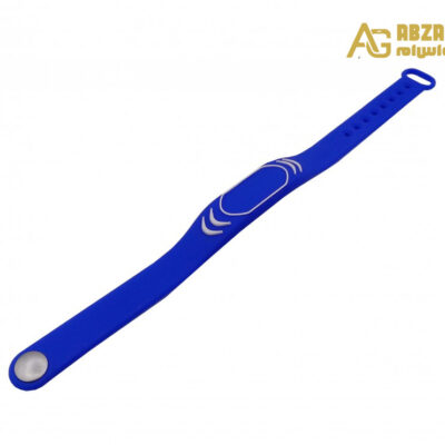 تگ RFID دستبندی سیلیکونی 125KHZ طرح شیائومی رنگ آبی