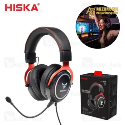 هدفون سیمی گیمینگ هیسکا Hiska GHR-05