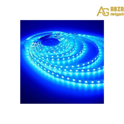 LED نواری آبی درشت 5050 60Pcs رول 5متری