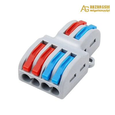 ترمینال 2 به 4 کانال Lever Nuts مدل LT-422