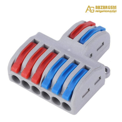 ترمینال 2 به 6 کانال Lever Nuts مدل LT-623