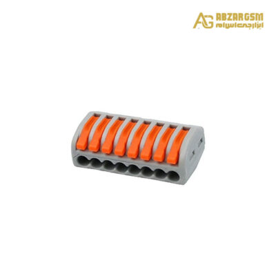 ترمینال فشاری قفل شو 8 کانال Lever Lock مدل PCT-218