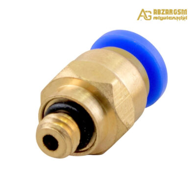 رابط پنوماتیک PC04-M5 فشاری نری لوله 4 میلی متر – رزوه M5
