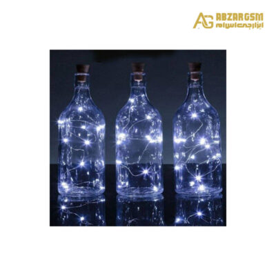 ریسه LED مفتولی سفید مهتابی دو متری طرح درب بطری