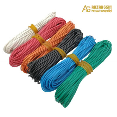 سیم افشان نسوز سایز 1×1 آبی 5 متری