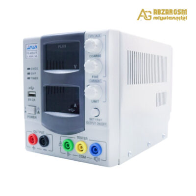 منبع تغذیه دیجیتال 0 تا 40 ولت 5 آمپر آداک ADAK مدل PS-405U2T