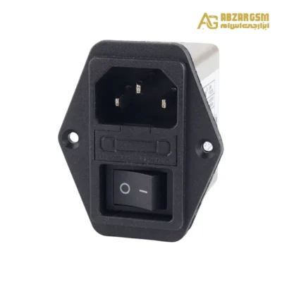 کانکتور AC نری روپنلی کلید دار با فیلتر EMI مدل CW2B-10A-T